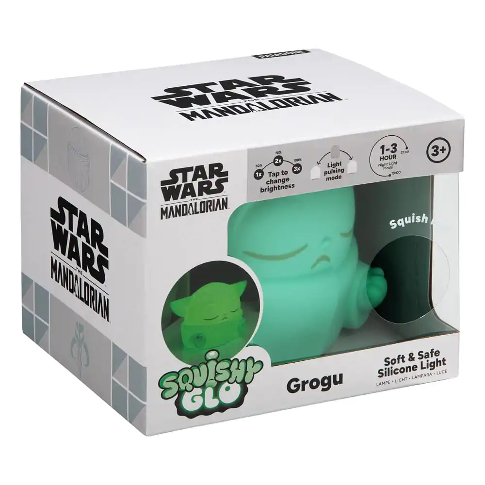 Star Wars The Mandalorian Squishy Glo Silikon Lampe Grogu 15 cm Produktfoto