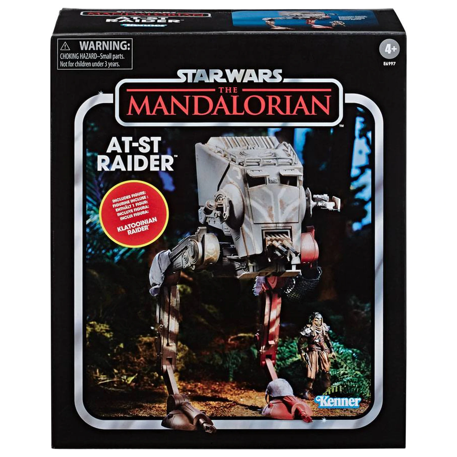 Star Wars The Mandalorian Vintage Collection Fahrzeug AT-ST Raider & Klatooinian Produktfoto