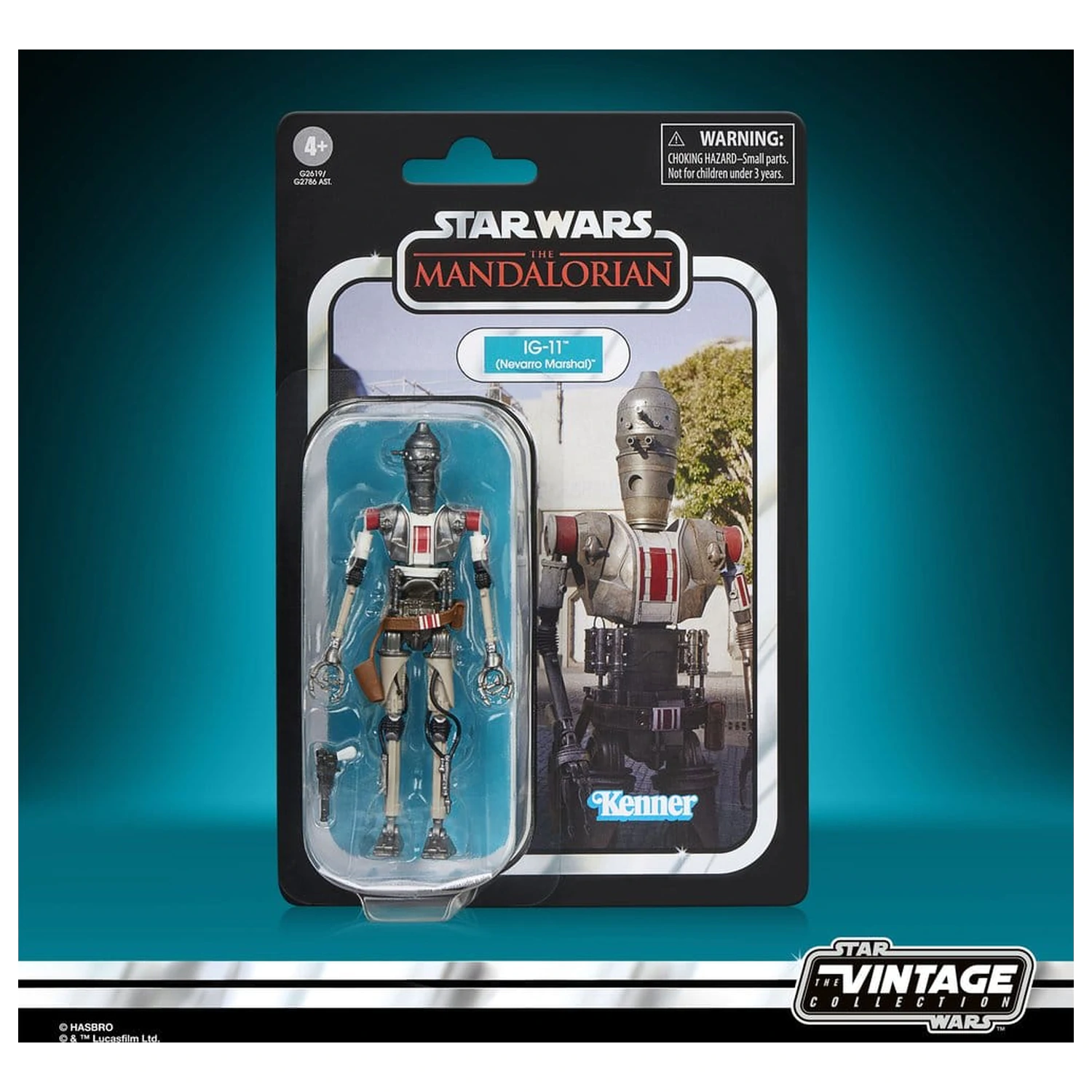 Star Wars: The Mandalorian Vintage Collection Actionfigur IG-11 (Nevarro Marshal) 10 cm Produktfoto