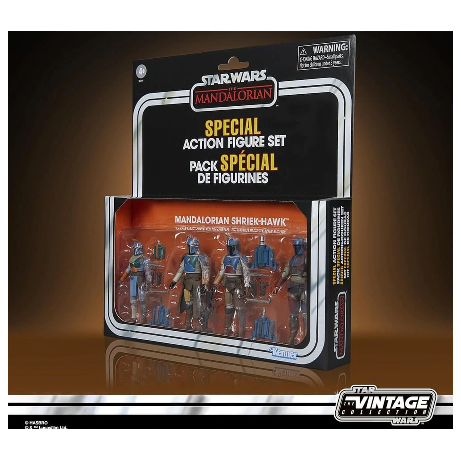 Star Wars The Mandalorian Vintage Collection Actionfiguren 4er-Pack Mandalorian Shriek-Hawk 10 cm Produktfoto