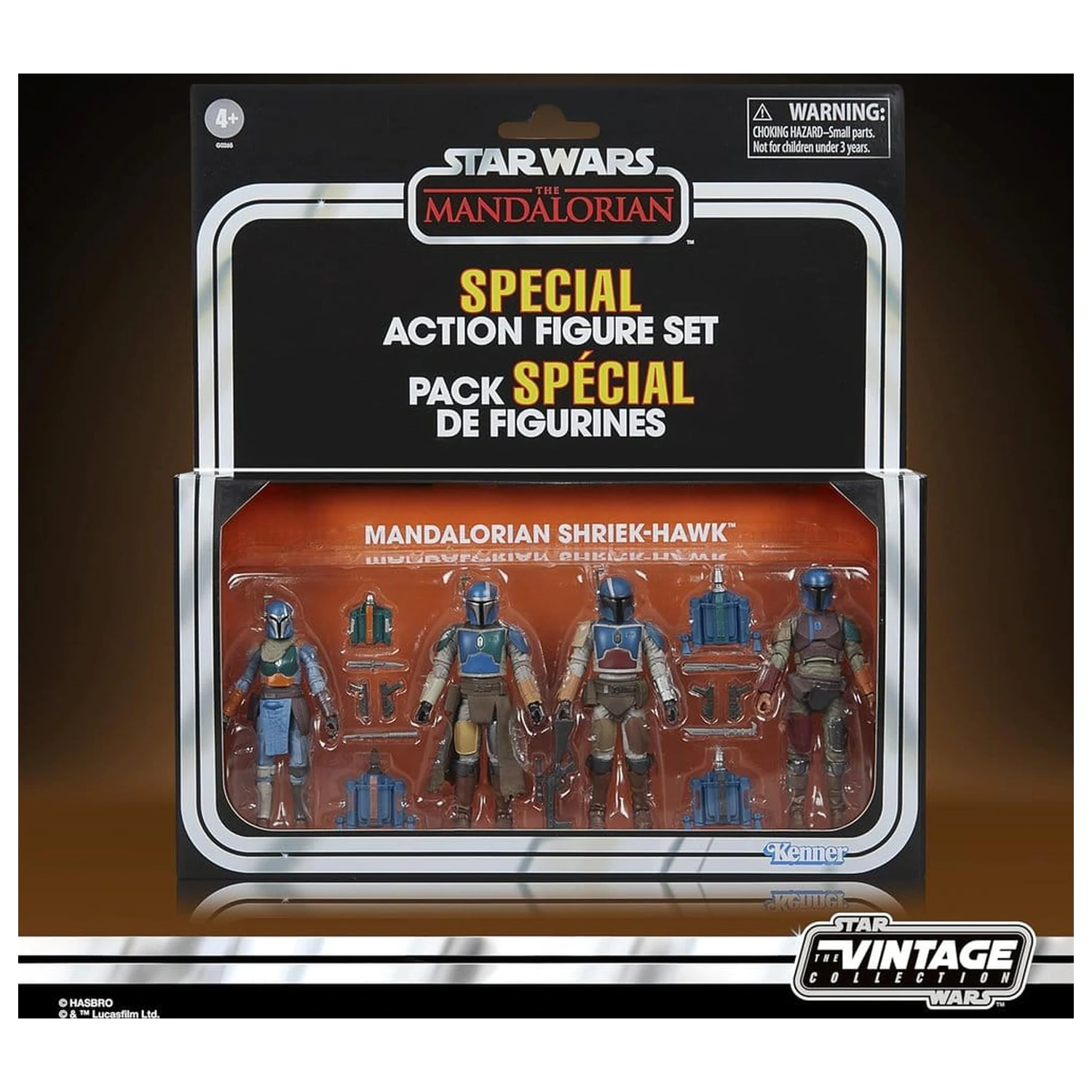 Star Wars The Mandalorian Vintage Collection Actionfiguren 4er-Pack Mandalorian Shriek-Hawk 10 cm Produktfoto