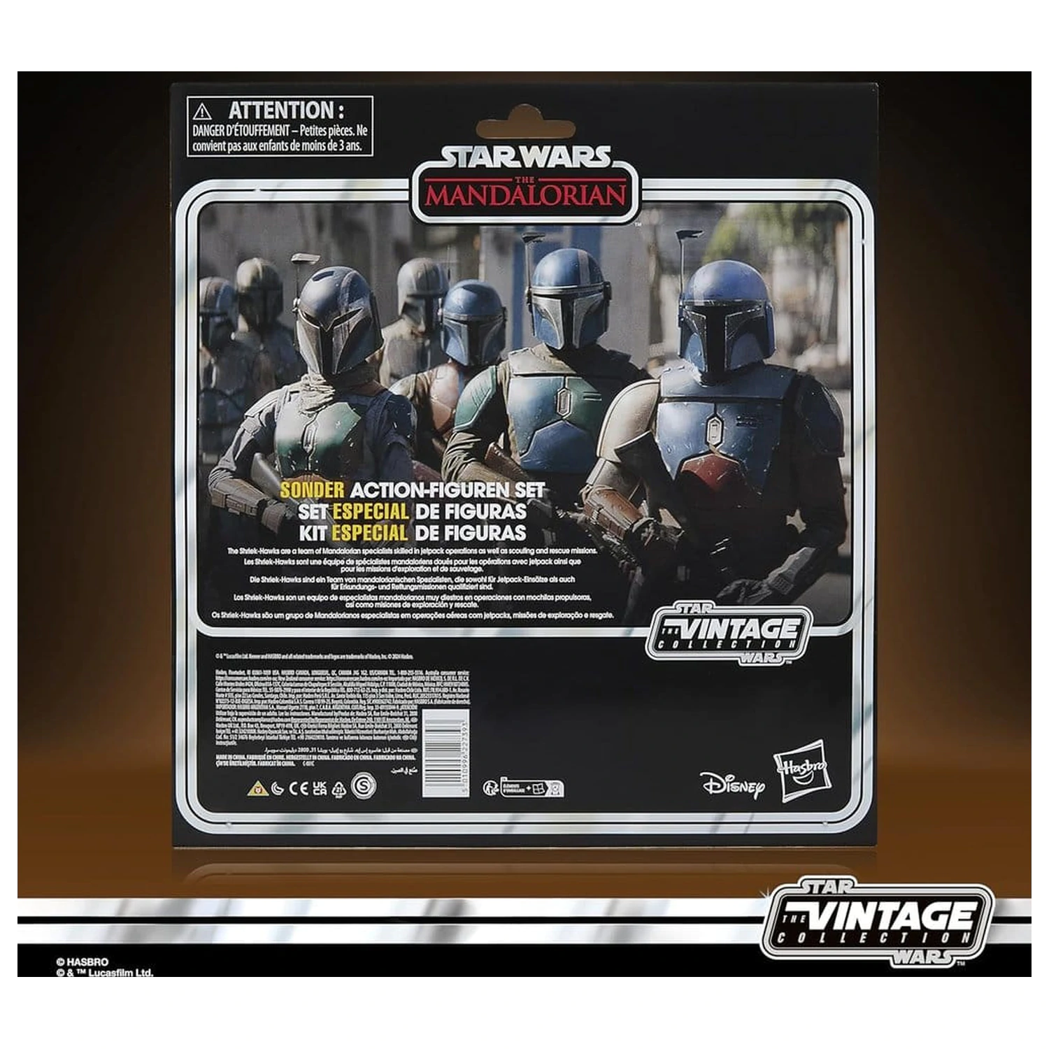 Star Wars The Mandalorian Vintage Collection Actionfiguren 4er-Pack Mandalorian Shriek-Hawk 10 cm Produktfoto