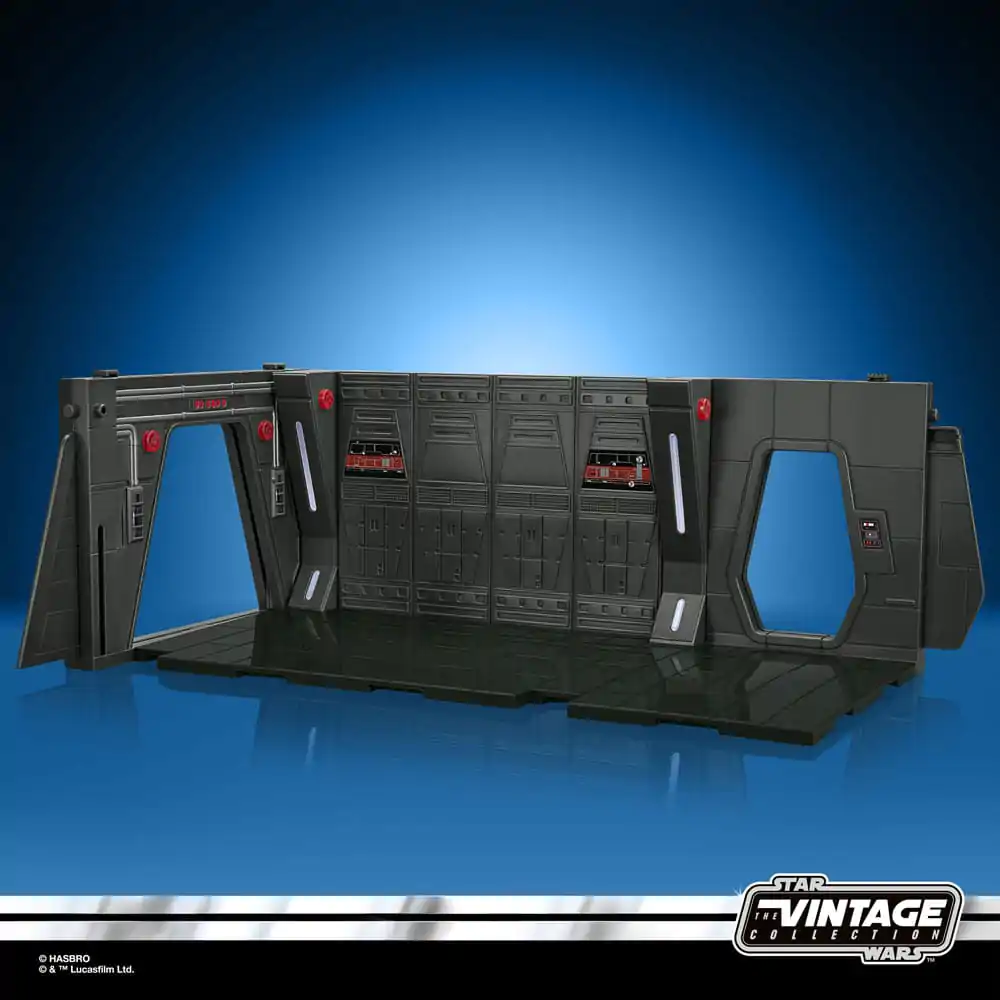 Star Wars: The Mandalorian Vintage Collection Moff Gideon&#039;s Imperial Light Cruiser Hallway mit Mandalorian Privateer Actionfigur 10 cm Produktfoto