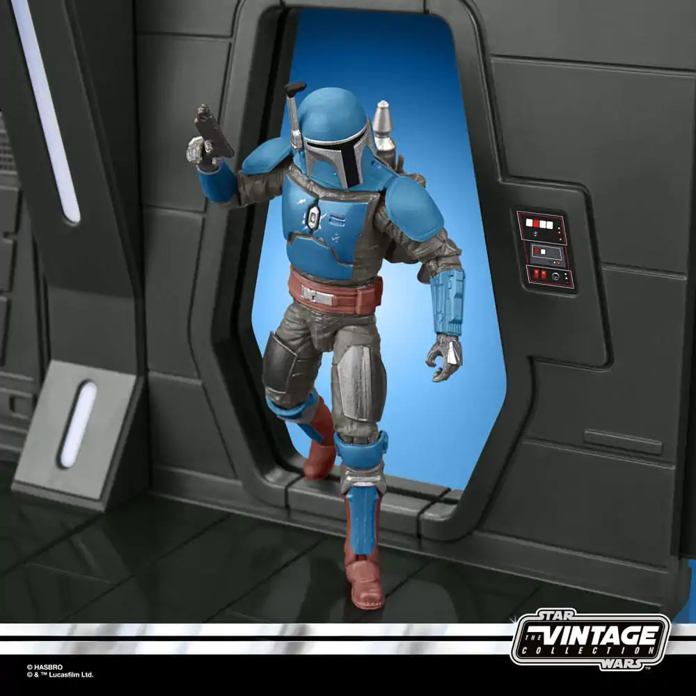 Star Wars: The Mandalorian Vintage Collection Moff Gideon&#039;s Imperial Light Cruiser Hallway mit Mandalorian Privateer Actionfigur 10 cm Produktfoto