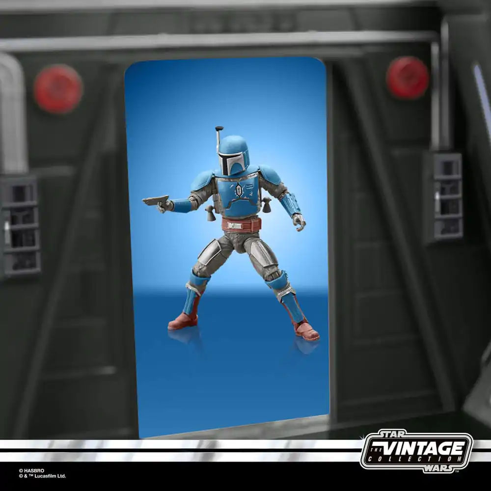 Star Wars: The Mandalorian Vintage Collection Moff Gideon&#039;s Imperial Light Cruiser Hallway mit Mandalorian Privateer Actionfigur 10 cm Produktfoto