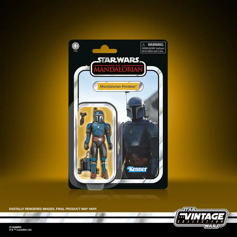 Star Wars: The Mandalorian Vintage Collection Moff Gideon&#039;s Imperial Light Cruiser Hallway mit Mandalorian Privateer Actionfigur 10 cm Produktfoto
