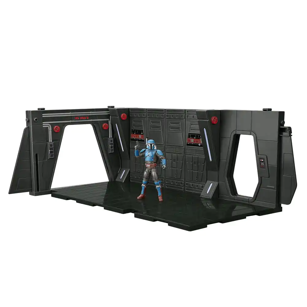 Star Wars: The Mandalorian Vintage Collection Moff Gideon&#039;s Imperial Light Cruiser Hallway mit Mandalorian Privateer Actionfigur 10 cm Produktfoto