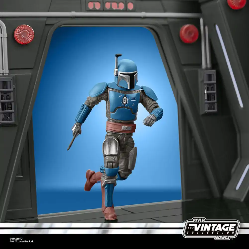 Star Wars: The Mandalorian Vintage Collection Moff Gideon&#039;s Imperial Light Cruiser Hallway mit Mandalorian Privateer Actionfigur 10 cm Produktfoto