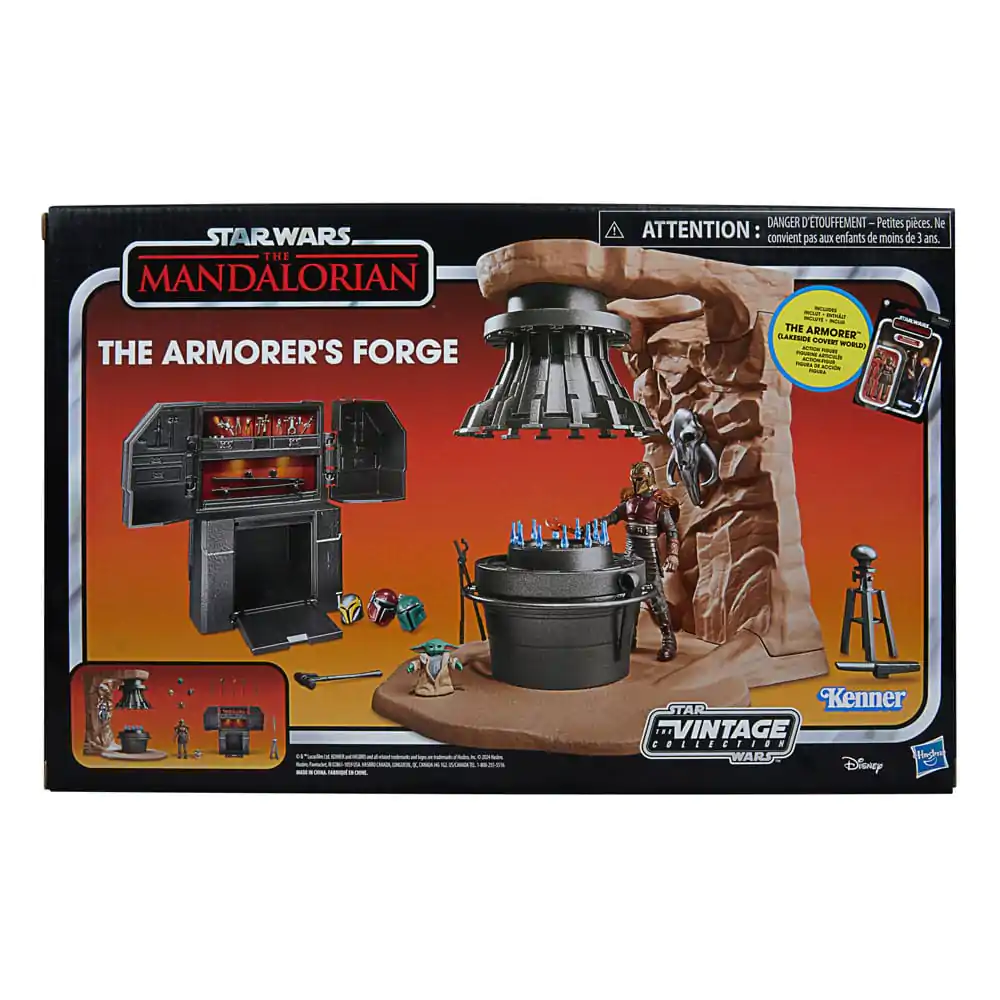 Star Wars The Mandalorian Vintage Collection Die Schmiede der Waffenmeisterin mit The Armorer (Lakeside Covert World) Produktfoto