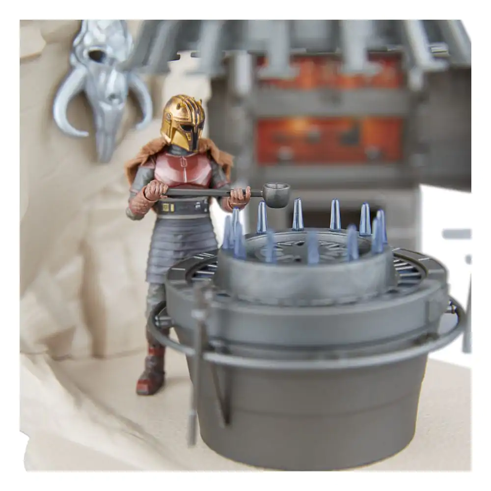 Star Wars The Mandalorian Vintage Collection Die Schmiede der Waffenmeisterin mit The Armorer (Lakeside Covert World) Produktfoto