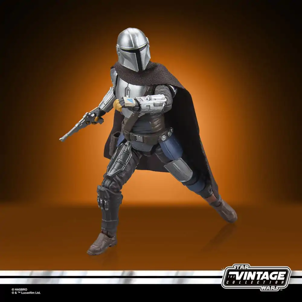 Star Wars: The Mandalorian Vintage Collection Actionfigur The Mandalorian (Imperial Base) 10 cm Produktfoto