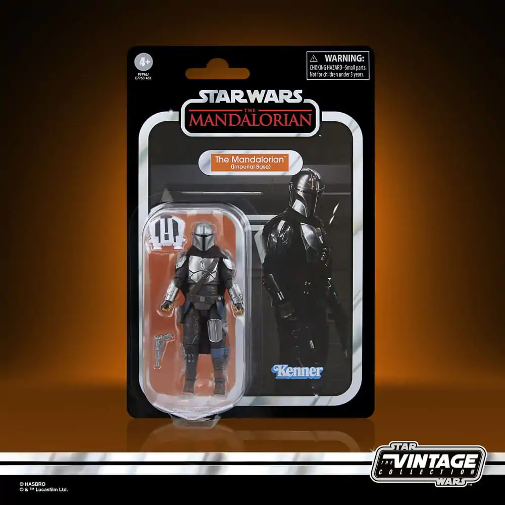 Star Wars: The Mandalorian Vintage Collection Actionfigur The Mandalorian (Imperial Base) 10 cm Produktfoto