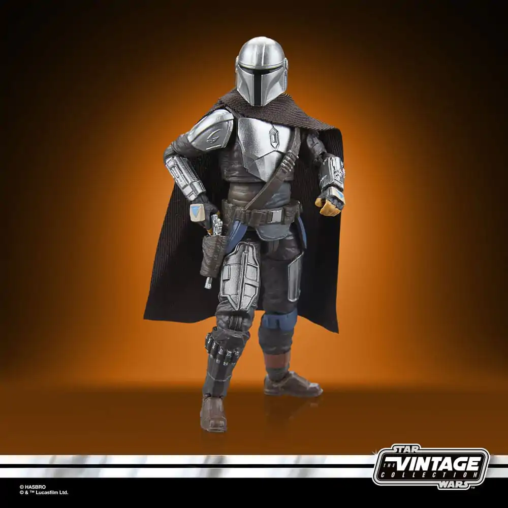 Star Wars: The Mandalorian Vintage Collection Actionfigur The Mandalorian (Imperial Base) 10 cm Produktfoto