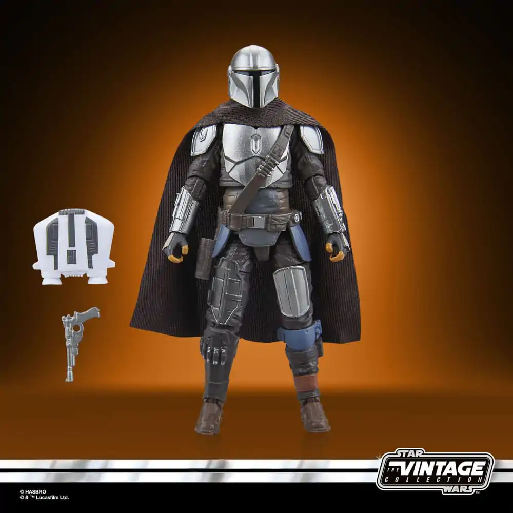 Star Wars: The Mandalorian Vintage Collection Actionfigur The Mandalorian (Imperial Base) 10 cm Produktfoto