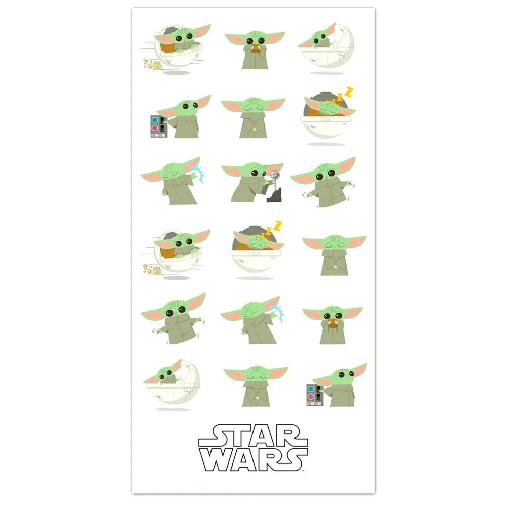 Star Wars The Mandalorian Yoda The Child Baumwolle Strandtuch Produktfoto