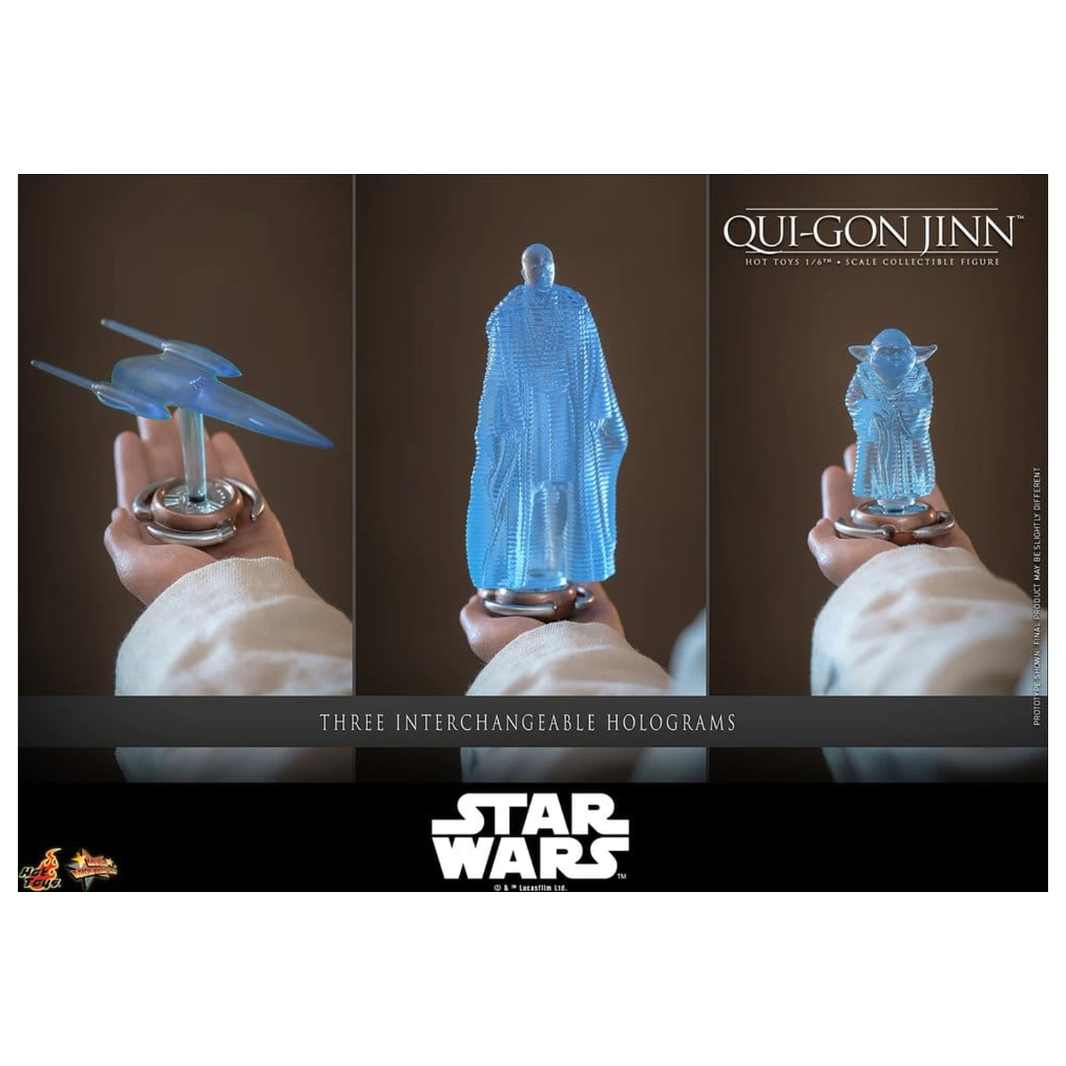 Star Wars: The Phantom Menace Movie Masterpiece Action-Figur 1/6 Qui-Gon Jinn (Artisan Edition) Hot Toys Exclusive 32 cm Produktfoto