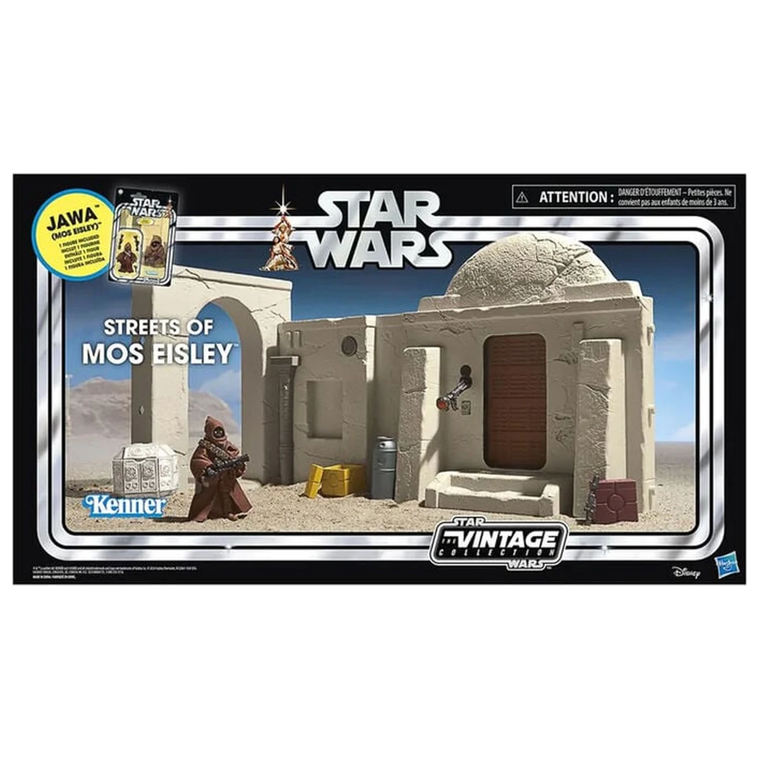 Star Wars Episode IV Vintage Collection Spielset Straßen von Mos Eisley mit Jawa Actionfigur Produktfoto