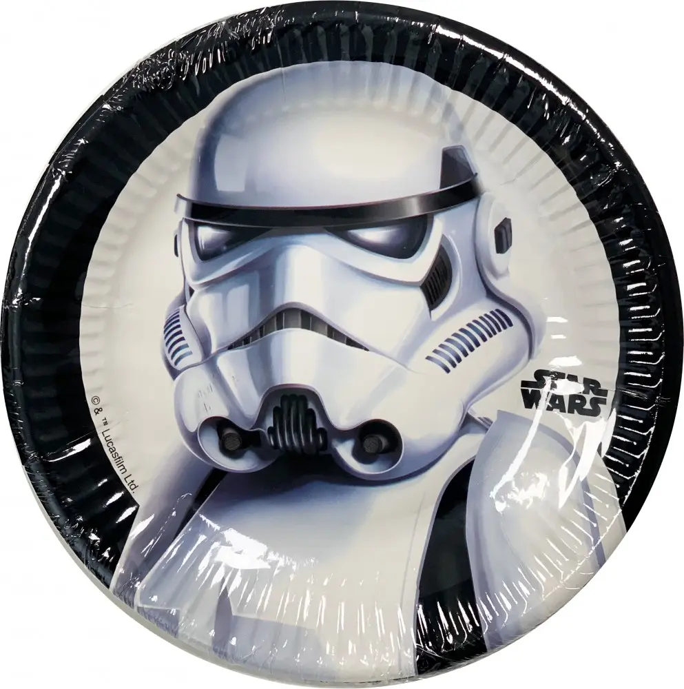 Star Wars Troopers Pappteller 8 Stück 19.5 cm Produktfoto