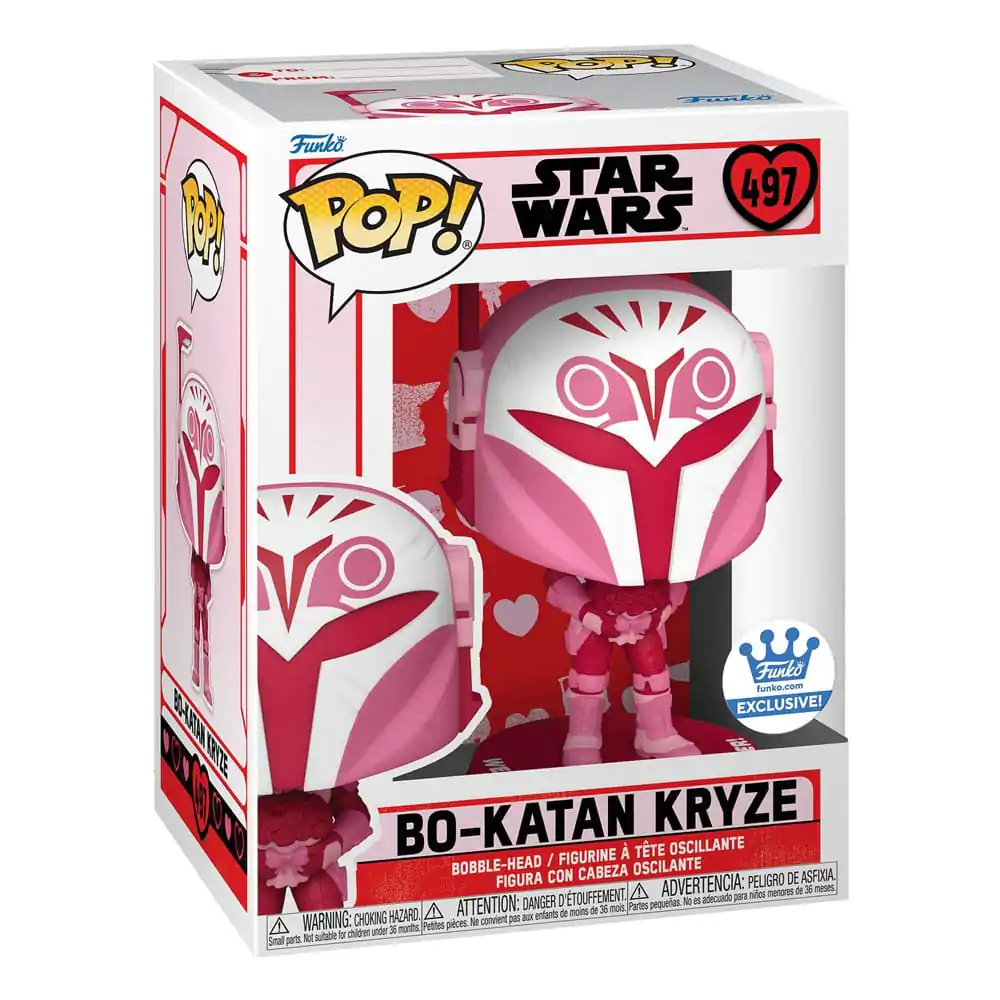 Star Wars Valentines POP! Star Wars Vinyl Figur Bo Katan 9 cm Produktfoto