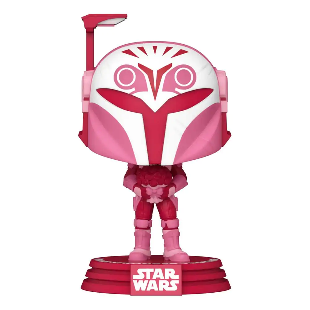 Star Wars Valentines POP! Star Wars Vinyl Figur Bo Katan 9 cm Produktfoto