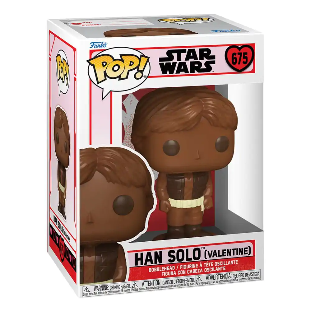 Star Wars Valentines POP! Vinyl Figur Han Solo (Val Choc) 9 cm Produktfoto