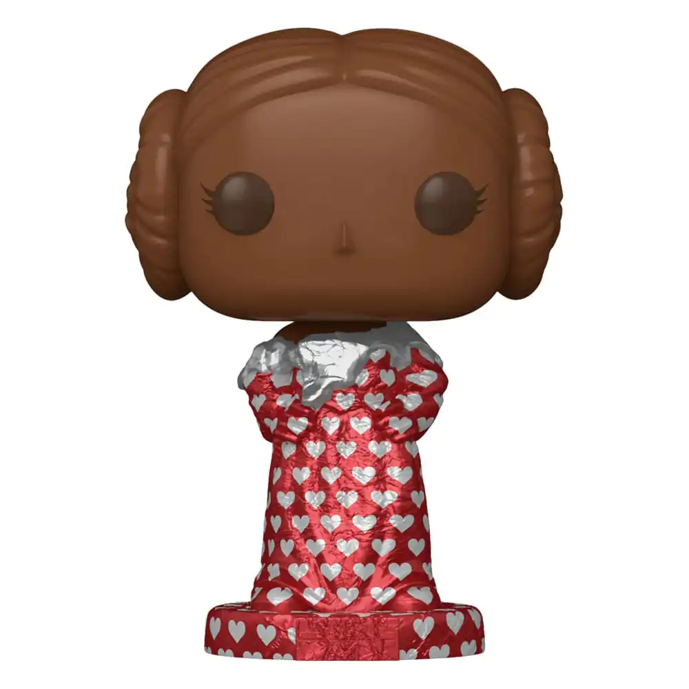 Star Wars Valentines POP! Vinyl Figur Leia (Val Choc) 9 cm Produktfoto