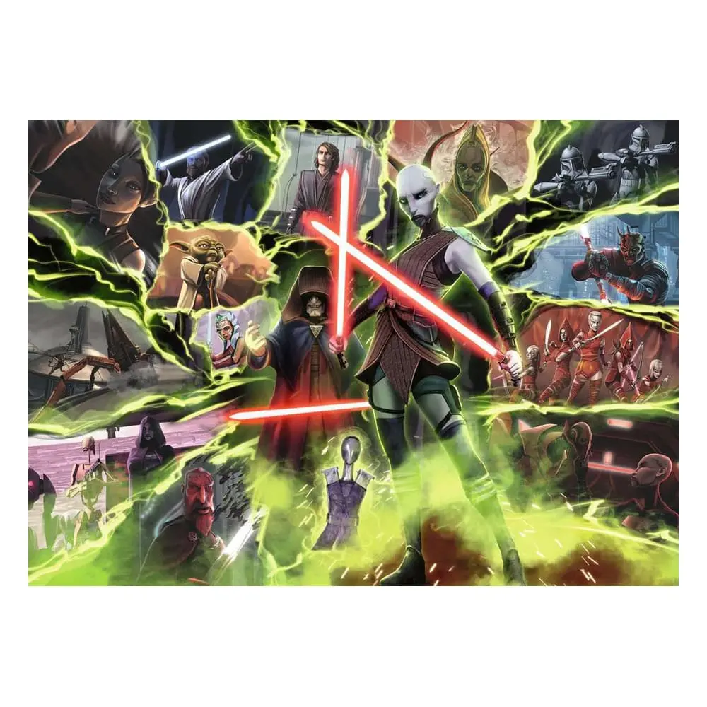 Star Wars Villainous Puzzle Asajj Ventress (1000 Teile) Produktfoto