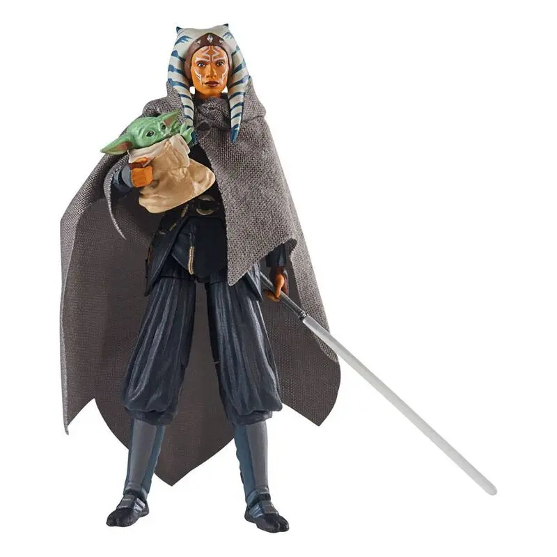 Star Wars: The Mandalorian Vintage Collection Actionfigur 2022 Ahsoka Tano & Grogu 10 cm termékfotó