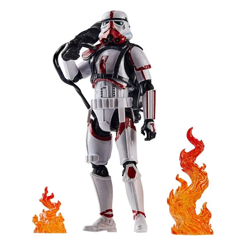 Star Wars: The Mandalorian Vintage Collection Actionfigur 2022 Incinerator Trooper & Grogu 10 cm Produktfoto