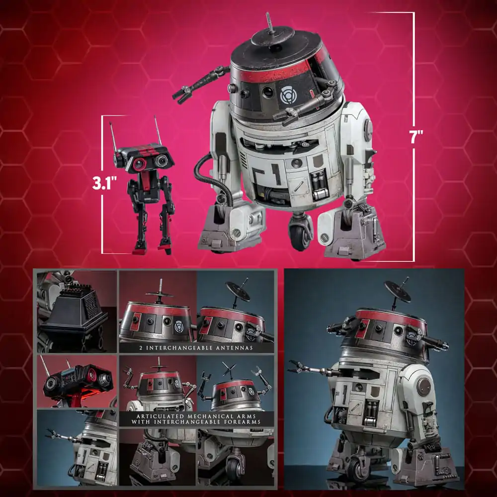 Star Wars Actionfiguren Set 1/6 Chopper (C1-10P™) & BD-1™ (Imperial Disguise) 18 cm & 8 cm Produktfoto