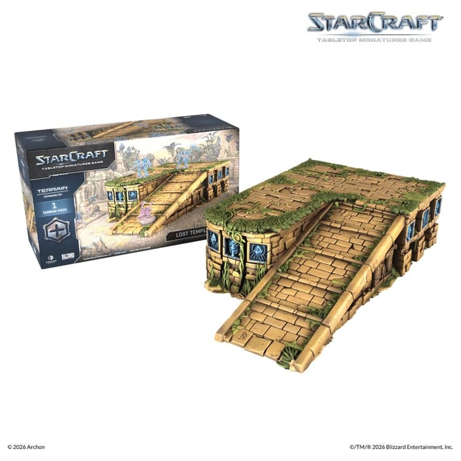 StarCraft TMG Erweiterungsset Gelände: Lost Temple Rampe Produktfoto