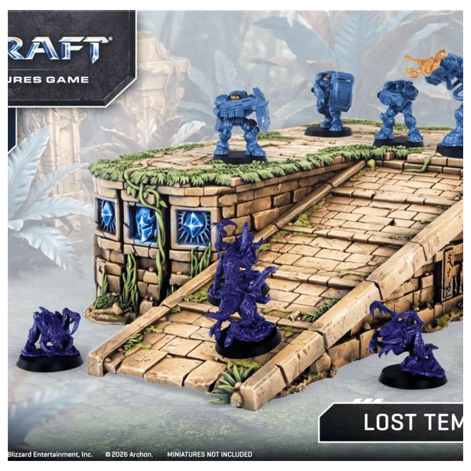 StarCraft TMG Erweiterungsset Gelände: Lost Temple Rampe Produktfoto