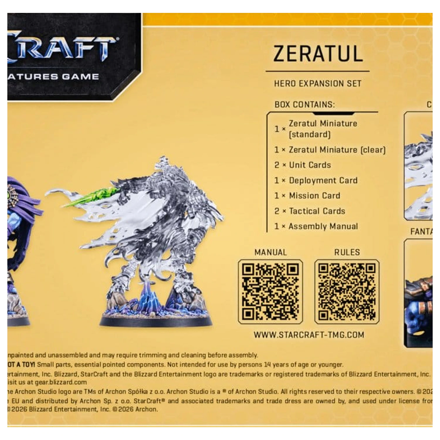 StarCraft TMG Hero Erweiterungsset Protoss: Zeratul Produktfoto