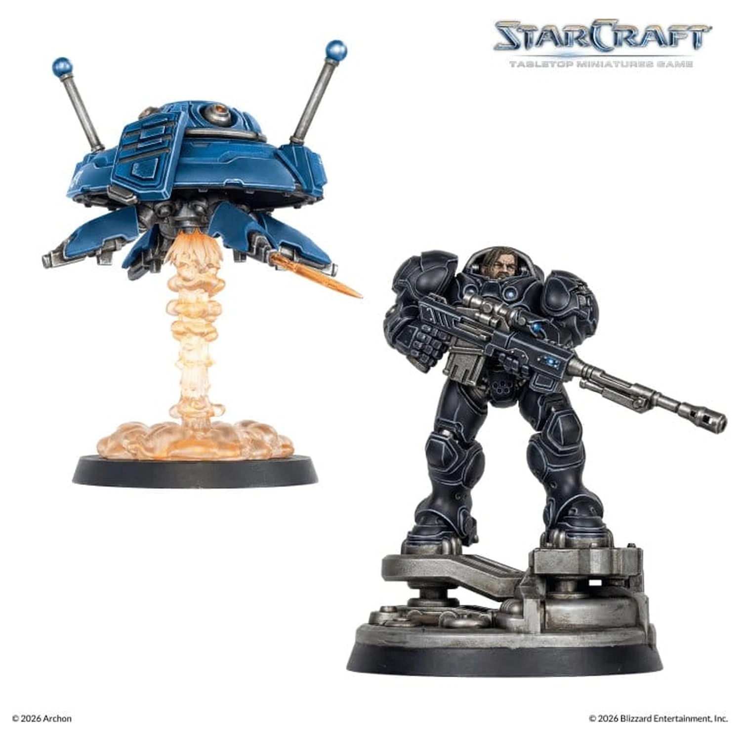 StarCraft TMG Hero Erweiterungs-Set Terraner: Jim Raynor & Point Defense Drone Produktfoto