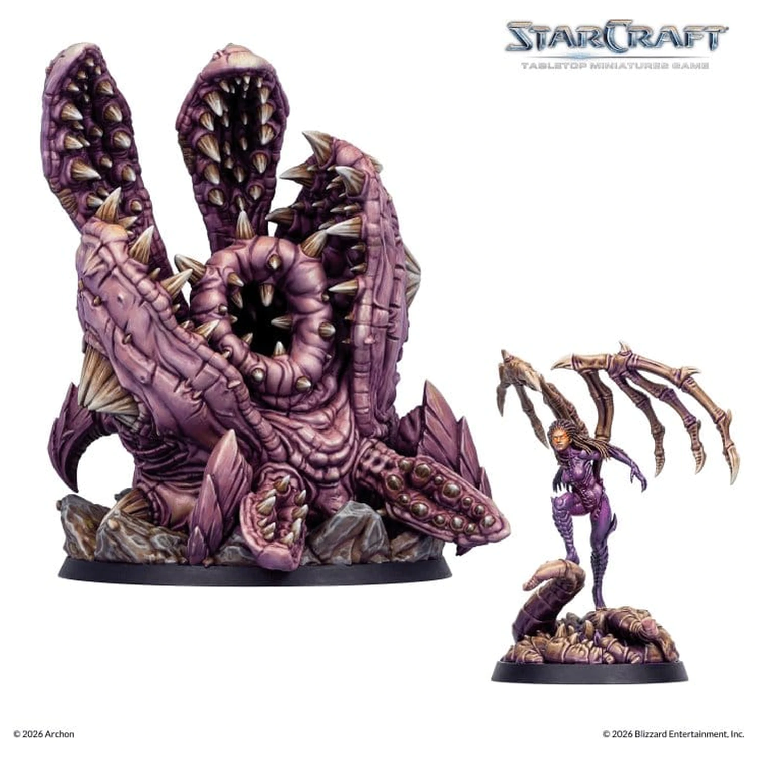 StarCraft TMG Held Erweiterungs-Set Zerg: Kerrigan & Omega Worm Produktfoto