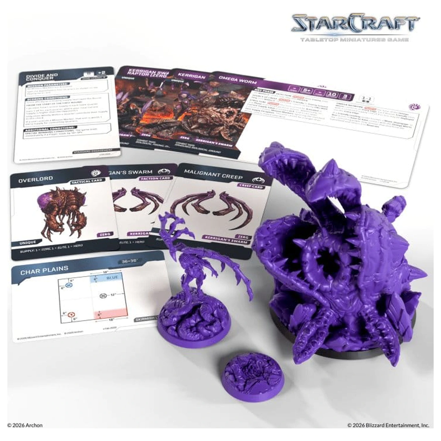 StarCraft TMG Held Erweiterungs-Set Zerg: Kerrigan & Omega Worm Produktfoto
