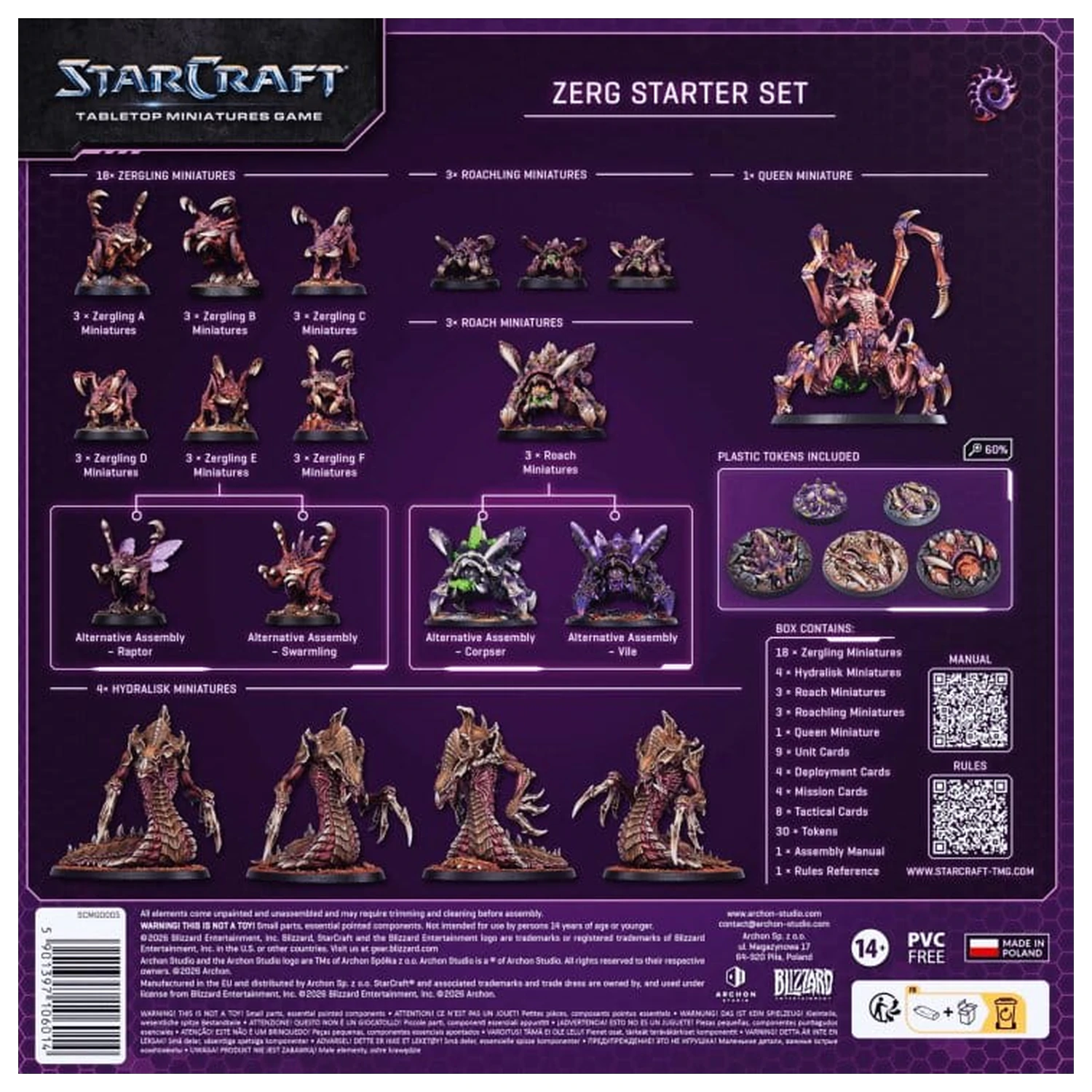 StarCraft TMG Starter Set Zerg Produktfoto