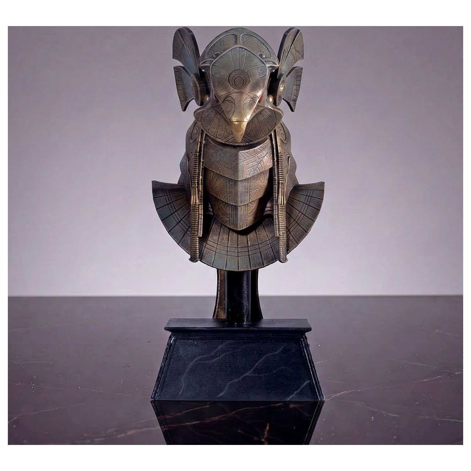 Stargate Desktop Replik Helm Replik Horus Guard Helm 15 cm Produktfoto