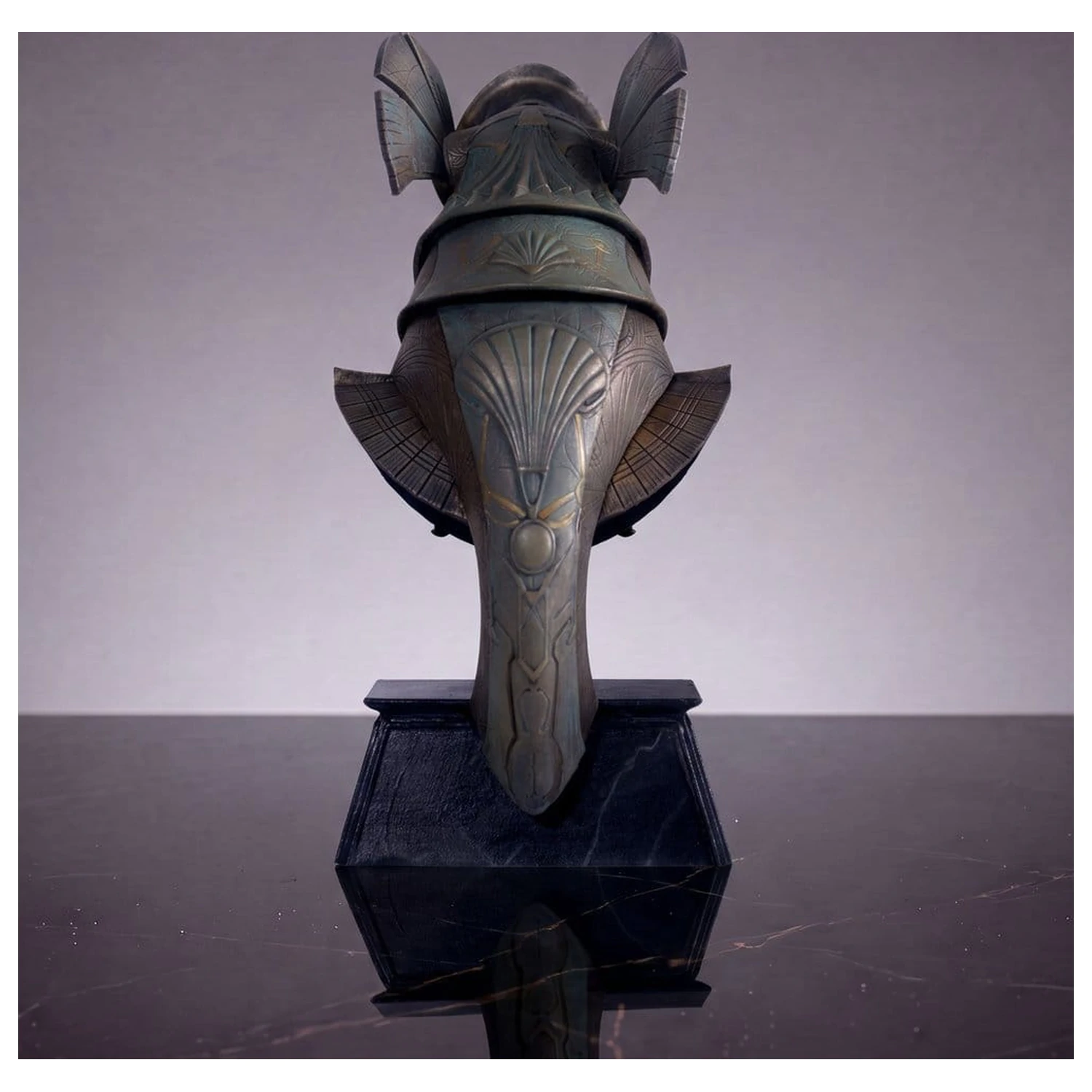 Stargate Desktop Replik Helm Replik Horus Guard Helm 15 cm Produktfoto