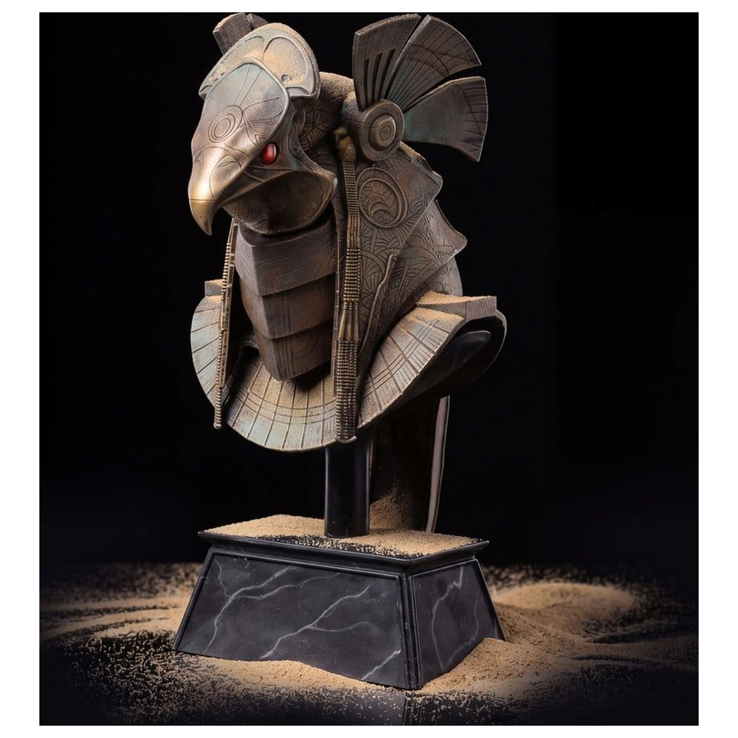 Stargate Desktop Replik Helm Replik Horus Guard Helm 15 cm Produktfoto