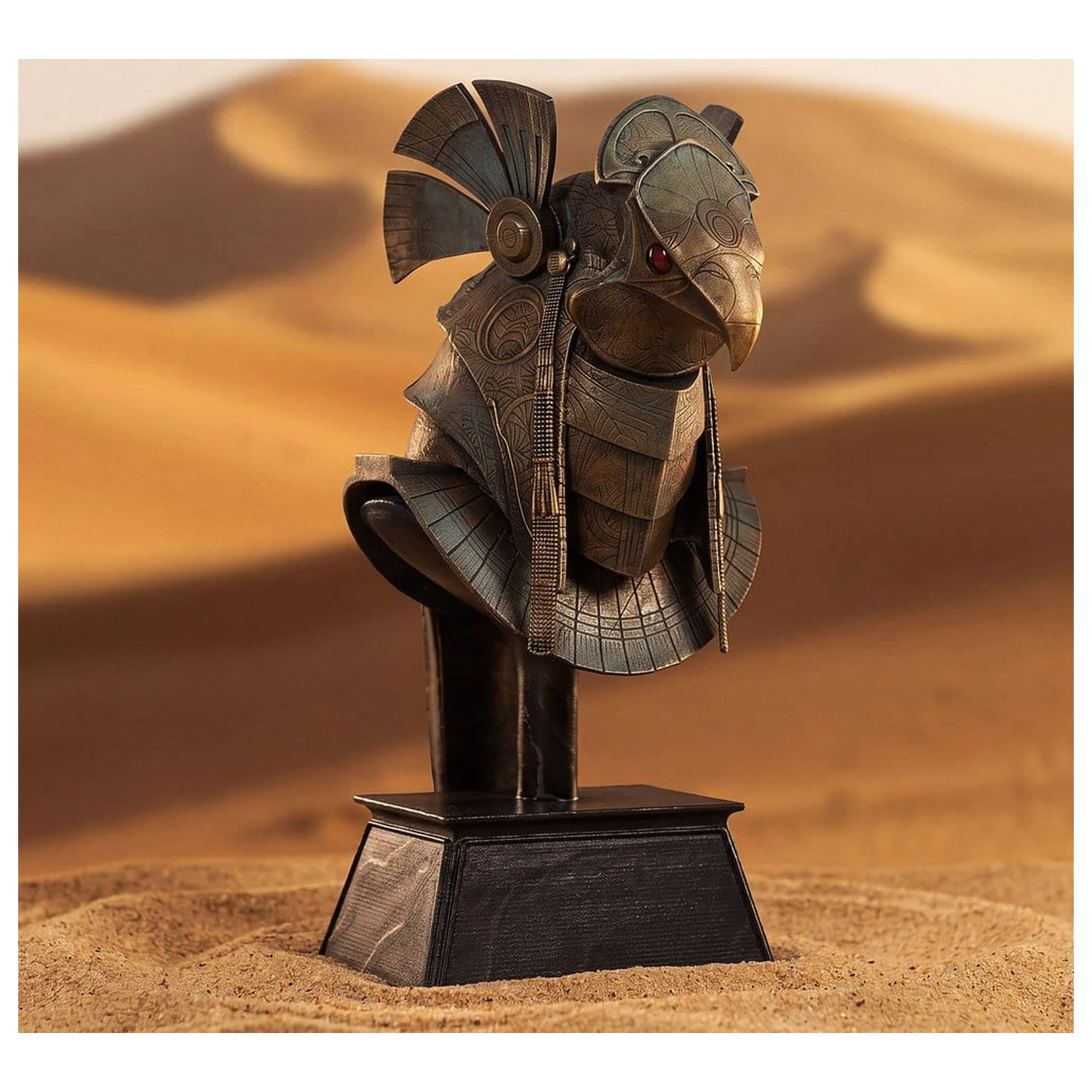 Stargate Desktop Replik Helm Replik Horus Guard Helm 15 cm Produktfoto