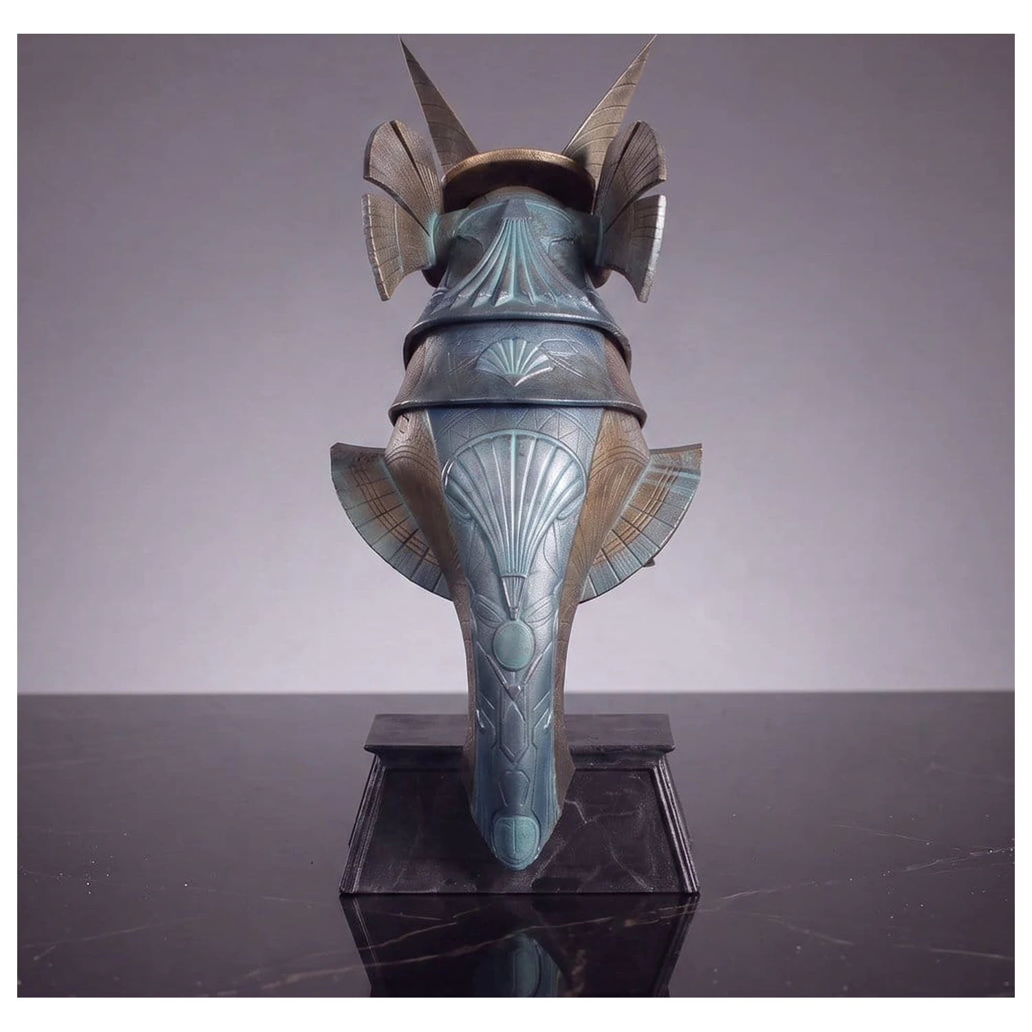 Stargate Desktop Nachbildung Helm Nachbildung Jackal Guard Helm Anubis 15 cm Produktfoto