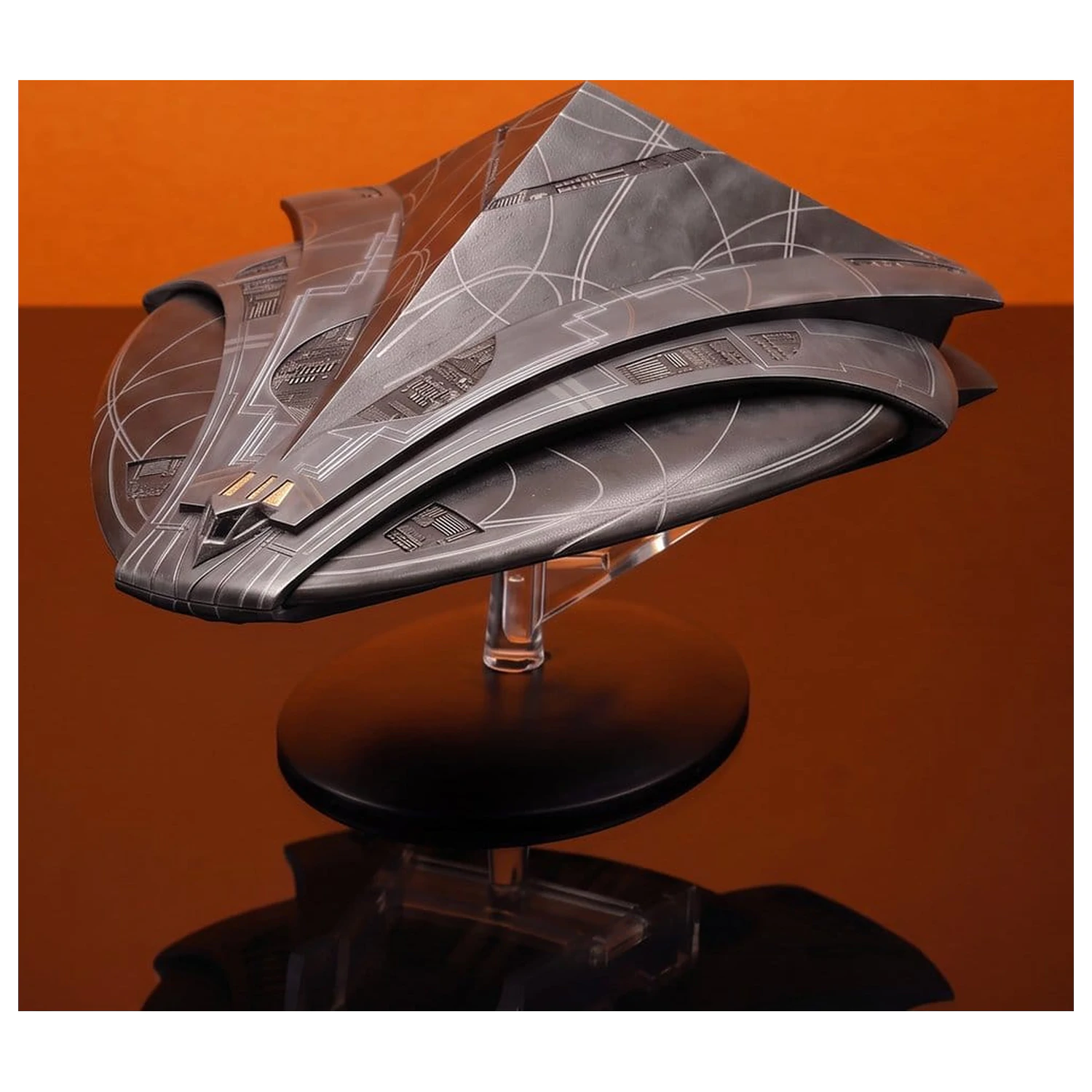 Stargate Modell Nachbildung Goa'uld Alkesh Bomber 19 cm Produktfoto