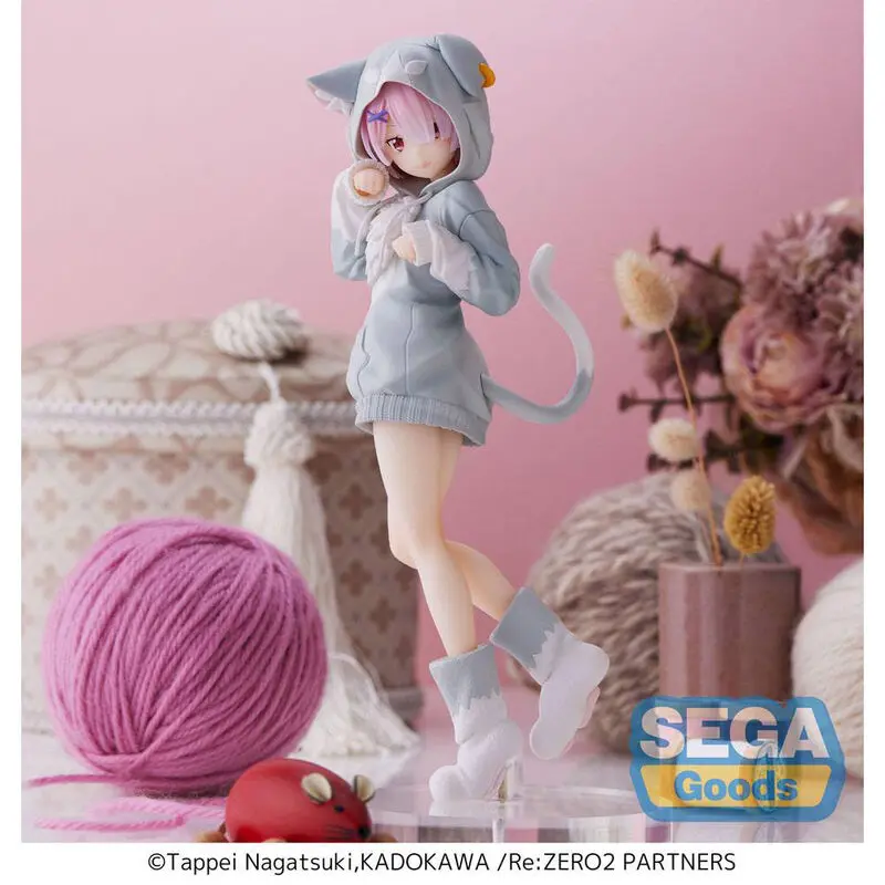 Re:Zero Starting Life in Another World SPM PVC Statue Ram The Great Spirit Puck 21 cm Produktfoto