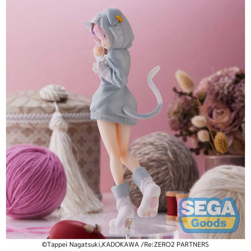 Re:Zero Starting Life in Another World SPM PVC Statue Ram The Great Spirit Puck 21 cm Produktfoto