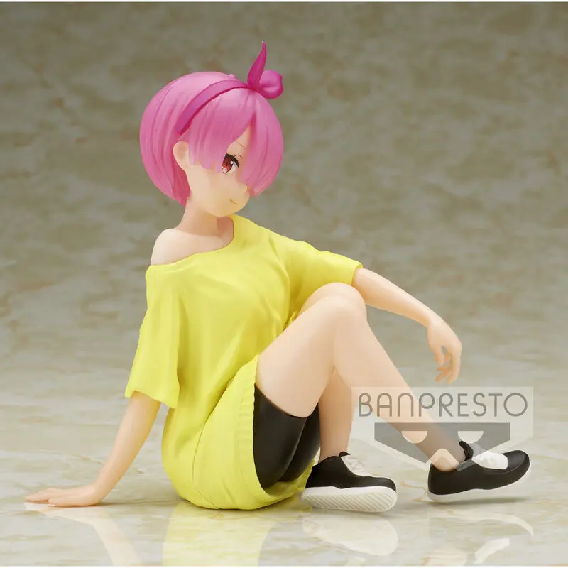 Starting Life in Another World Re:Zero Relax Time Ram Training Syle Figur 14cm Produktfoto