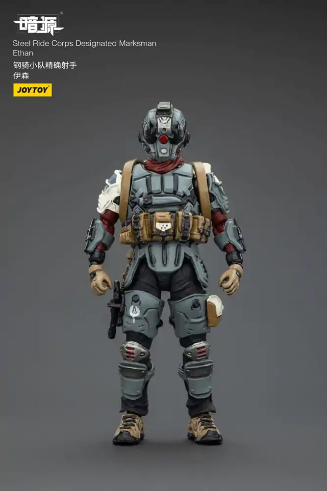 Steel Ride Corps Dark Source Action Figur Designated Marksman Ethan 7 cm Produktfoto