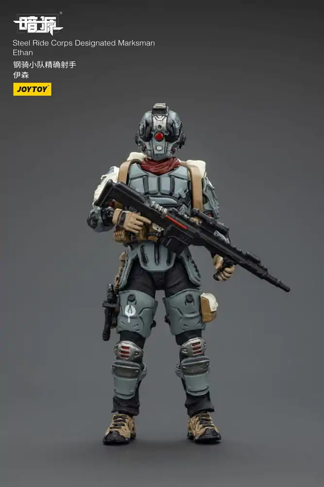 Steel Ride Corps Dark Source Action Figur Designated Marksman Ethan 7 cm Produktfoto