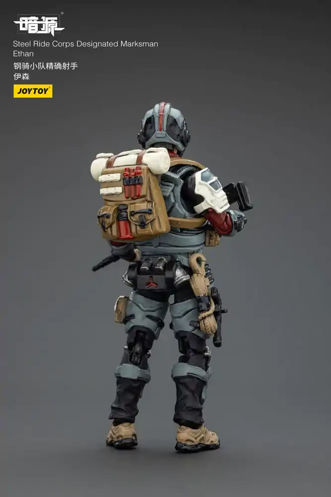 Steel Ride Corps Dark Source Action Figur Designated Marksman Ethan 7 cm Produktfoto