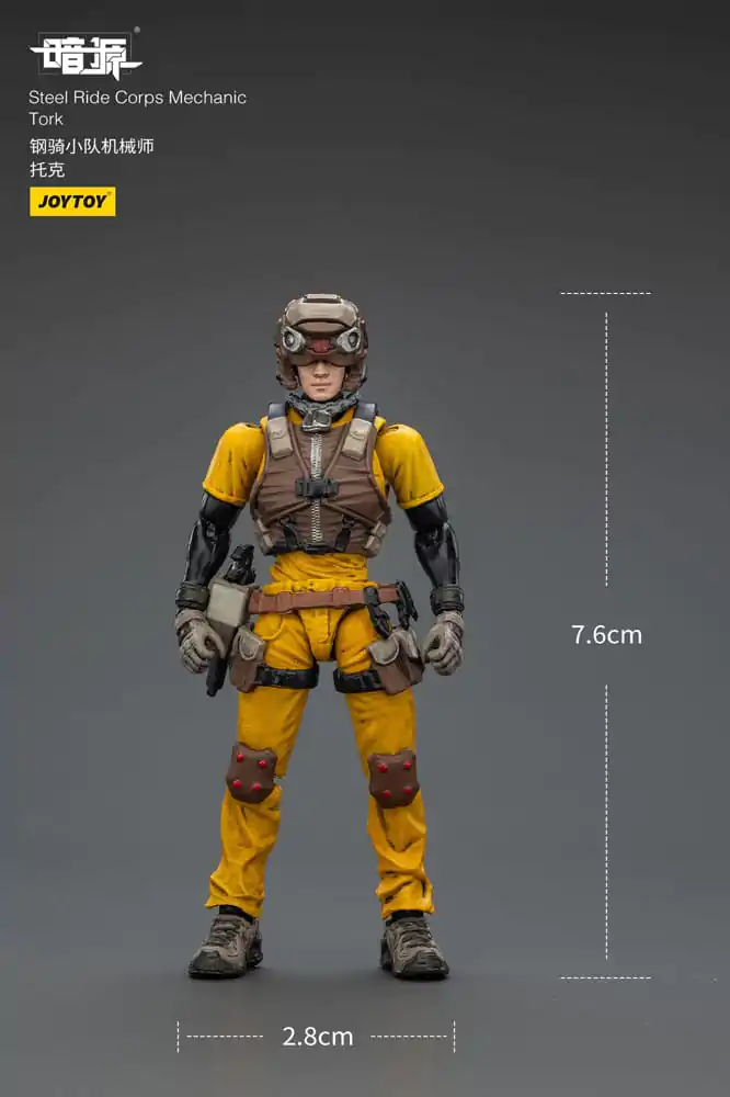 Steel Ride Corps Dark Source Actionfigur Mechanic Tork 7 cm Produktfoto
